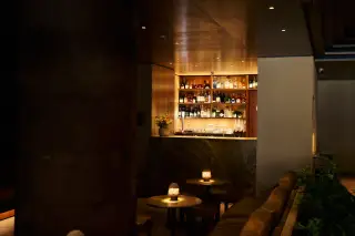 O bar e o ambiente ao redor · Rodeio Jardins